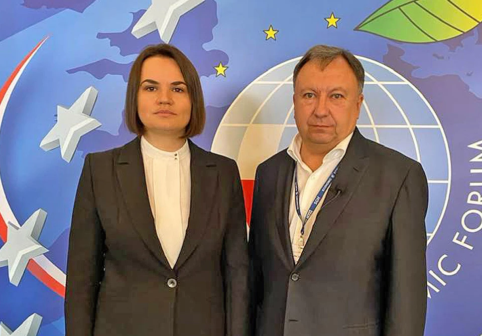 Микола Княжицький іСвітлана Тихановська